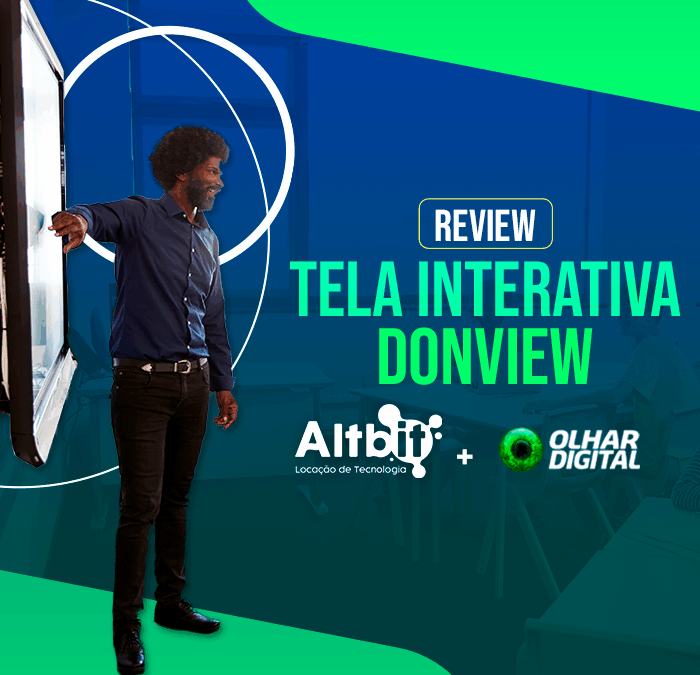 Tela interativa é ótima opção para escolas e empresas (Olhar Digital)