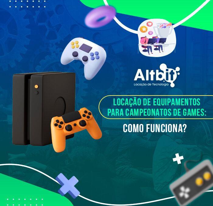 Locação de equipamentos para campeonatos de Games: como funciona?